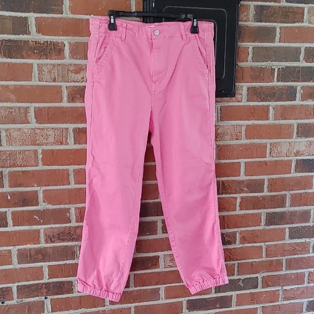 Risen Jeans Elastic Ankle Pink Jeans Size 13 or 31